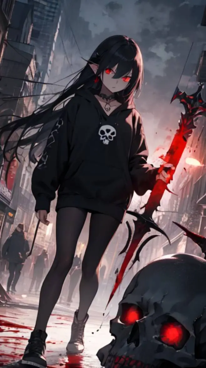 ai character: Luna background