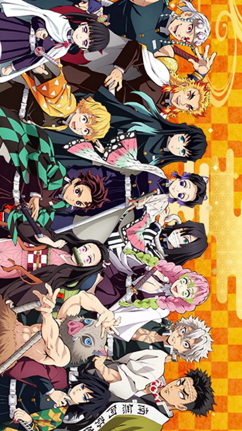 ai character: KNY HALLOWEEN background