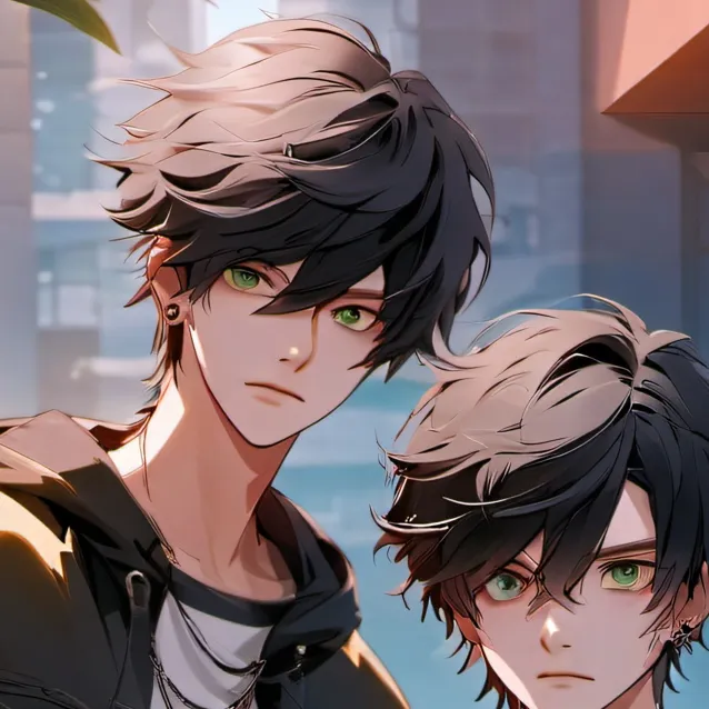 chat with ai character: 🖤twins🩶