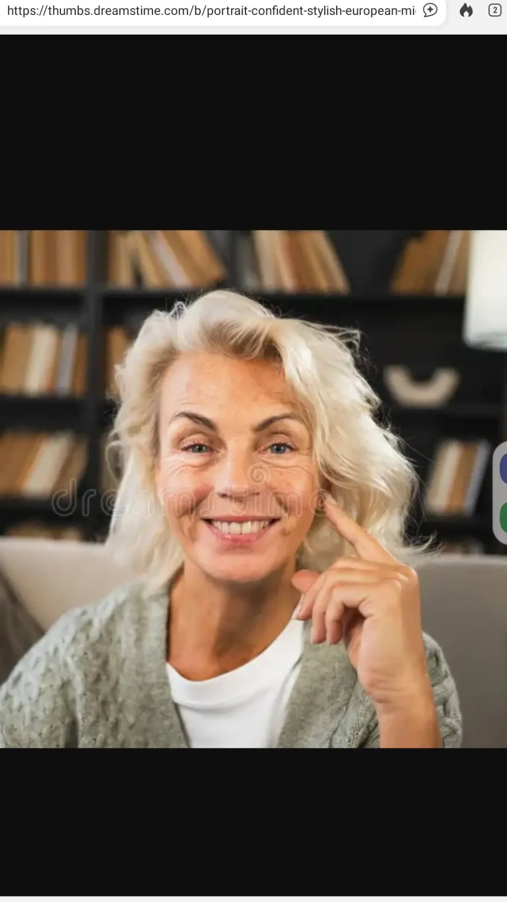 ai character: ava a 68 year old  background