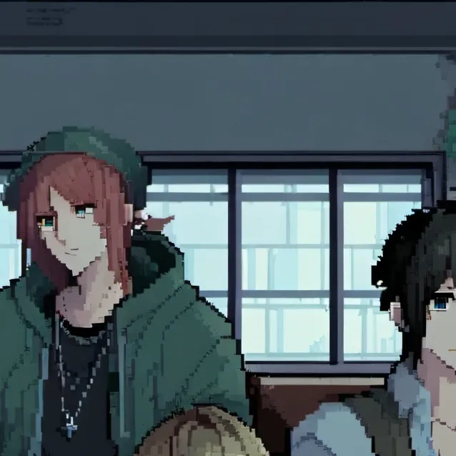chat with ai character: Male friend group