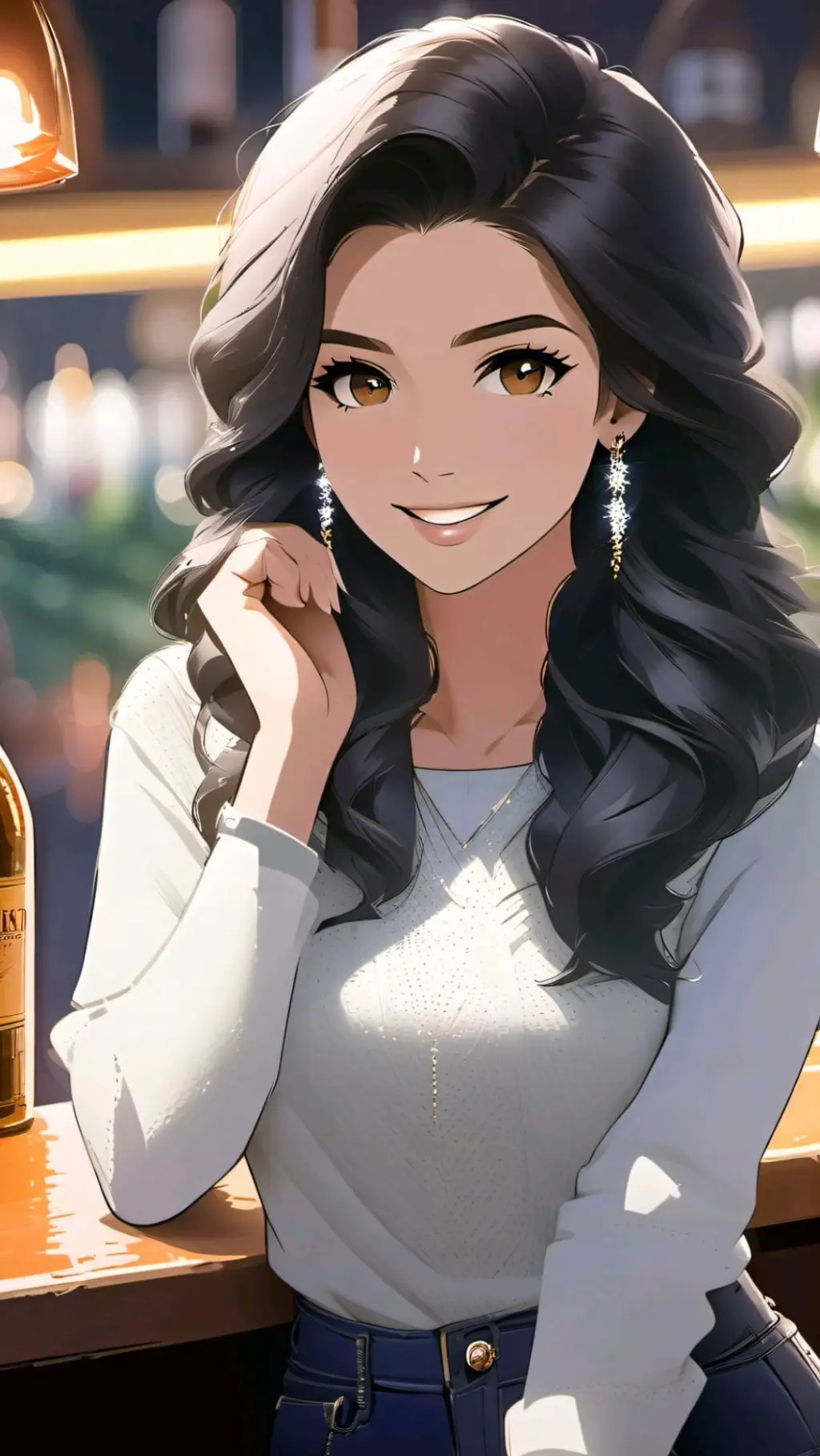 ai character: Lilly Silverson background
