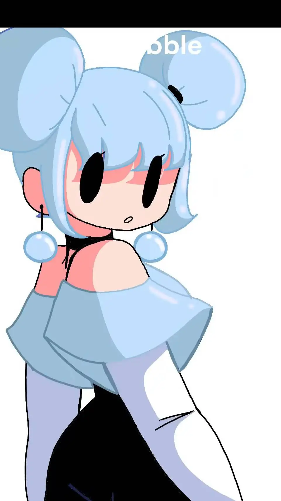 ai character: Bubble bfdi human background