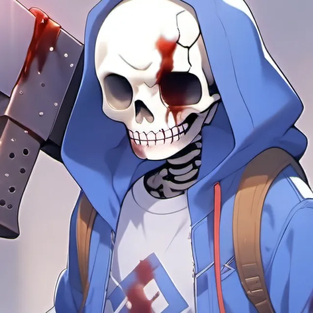 chat with ai character: horror sans