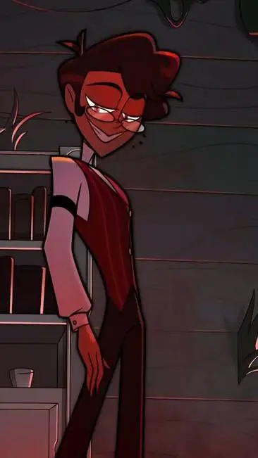 ai character: 🦌Human Alastor!📻 background