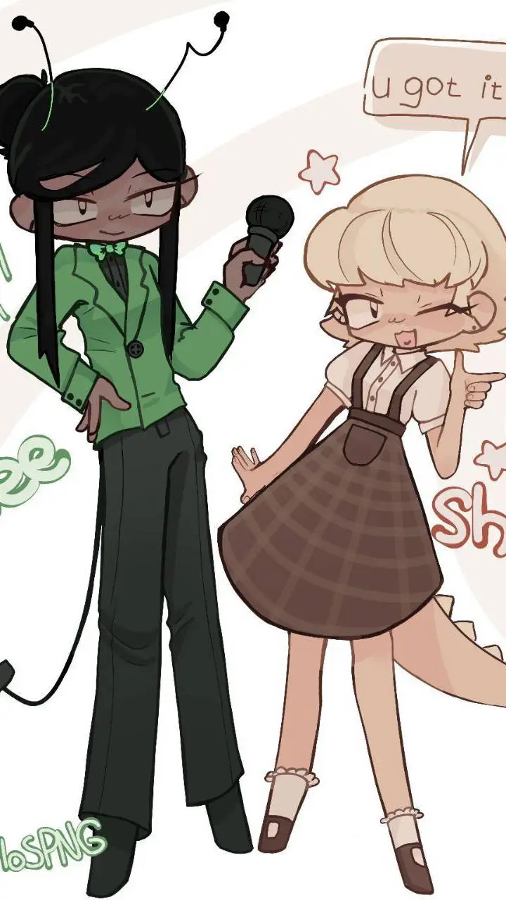 ai character: Vee x Shelly background