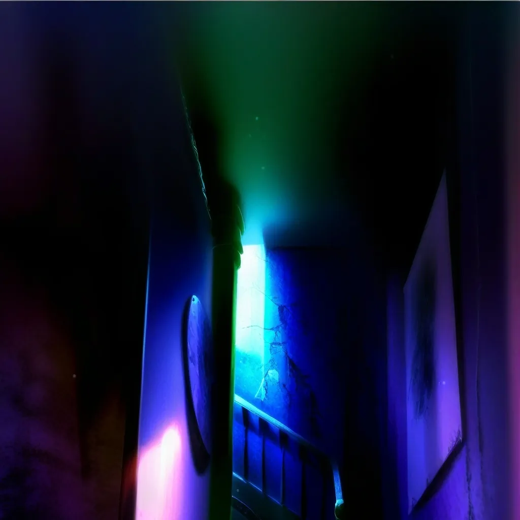 chat with ai character: The Greenlit Stair