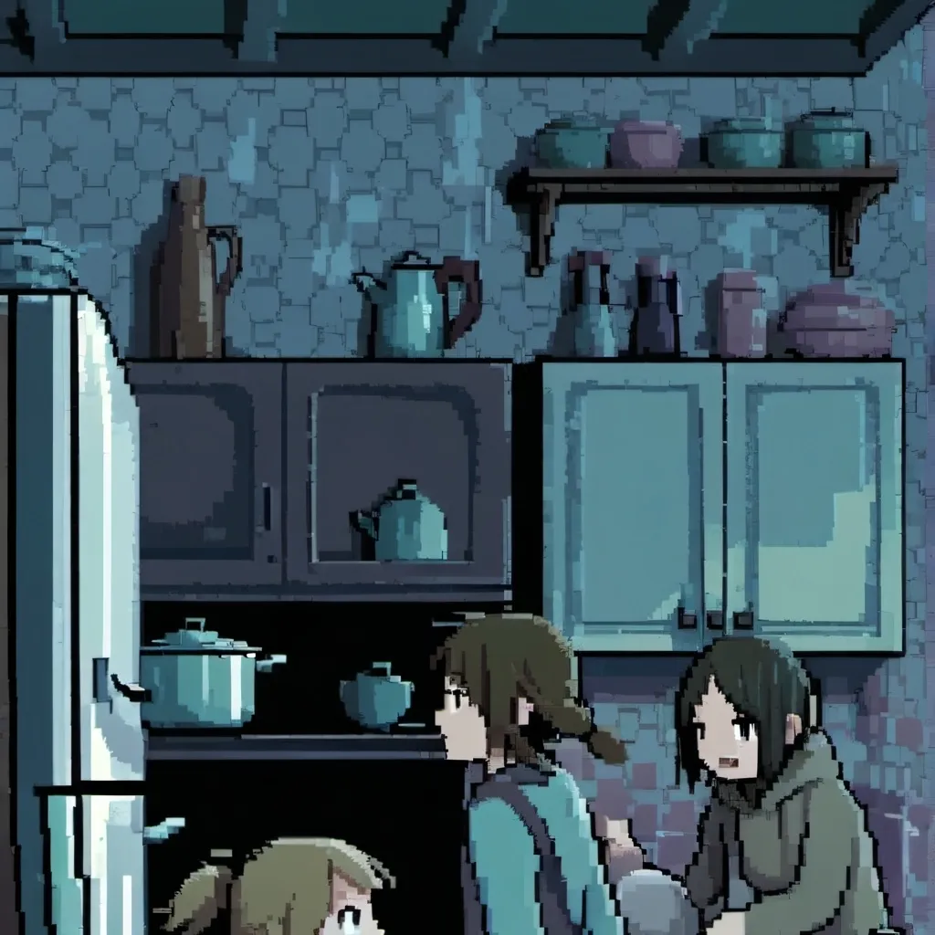 chat with ai character: kitchen zas family