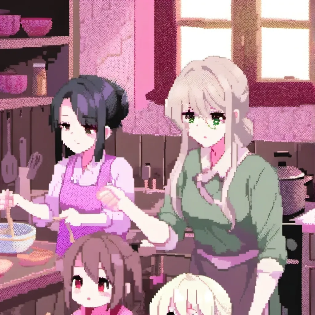 chat with ai character: vv and CV kitchen