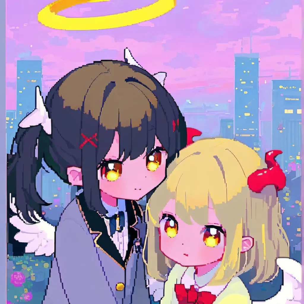 chat with ai character: Am and VV 