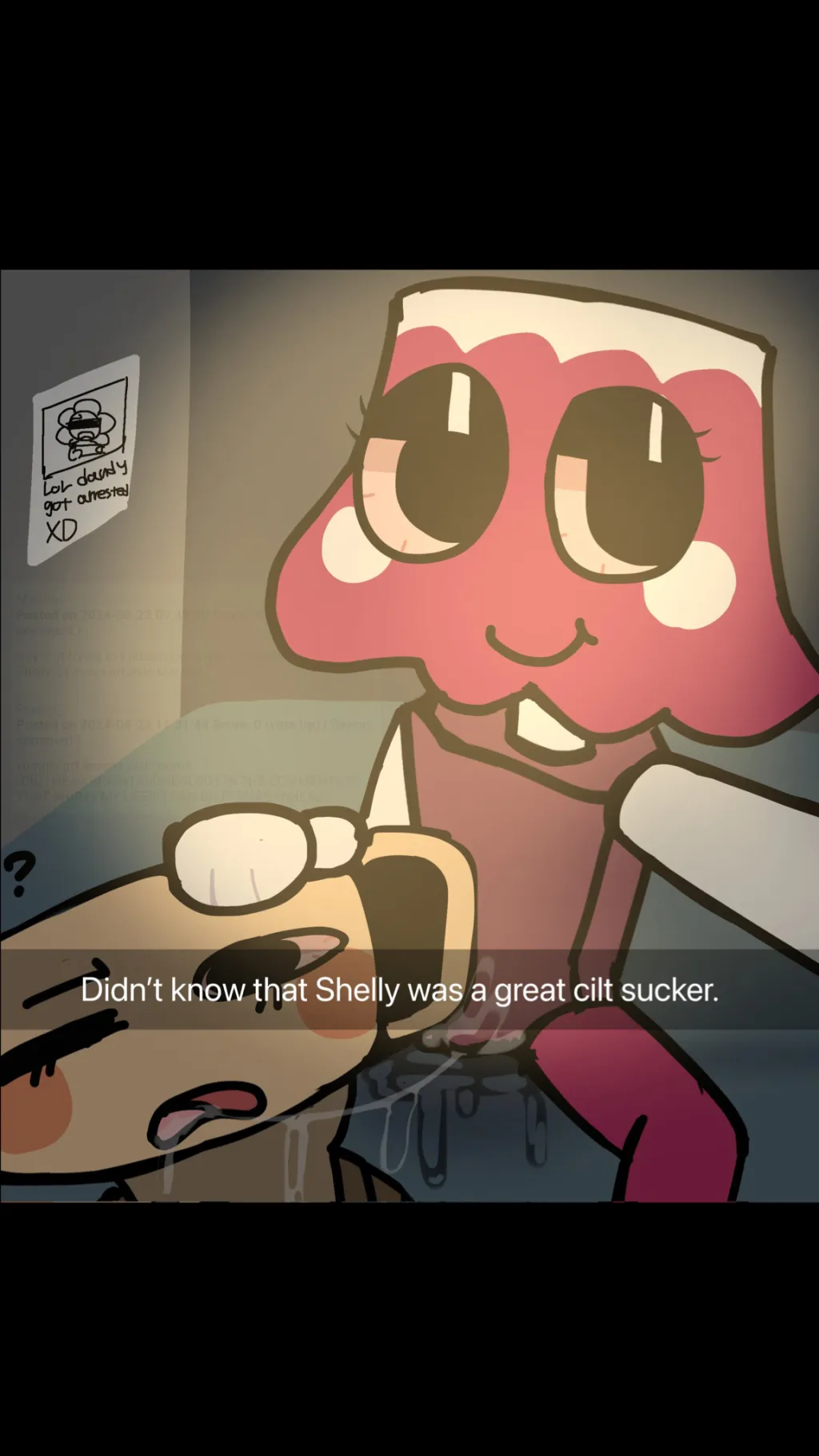 ai character: Shelly x brightney background