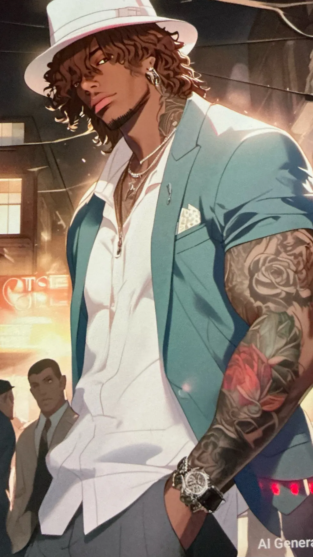 ai character: MJ background