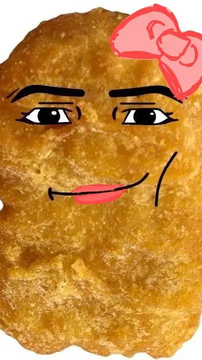 ai character: Chicken Nuggetina background