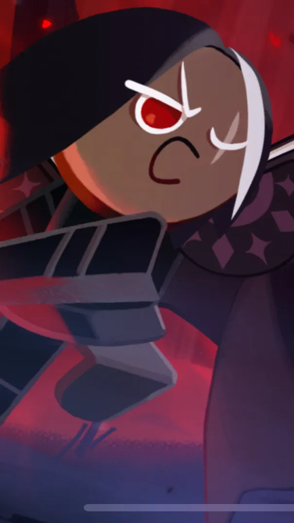 ai character: Dark Choco Cookie background