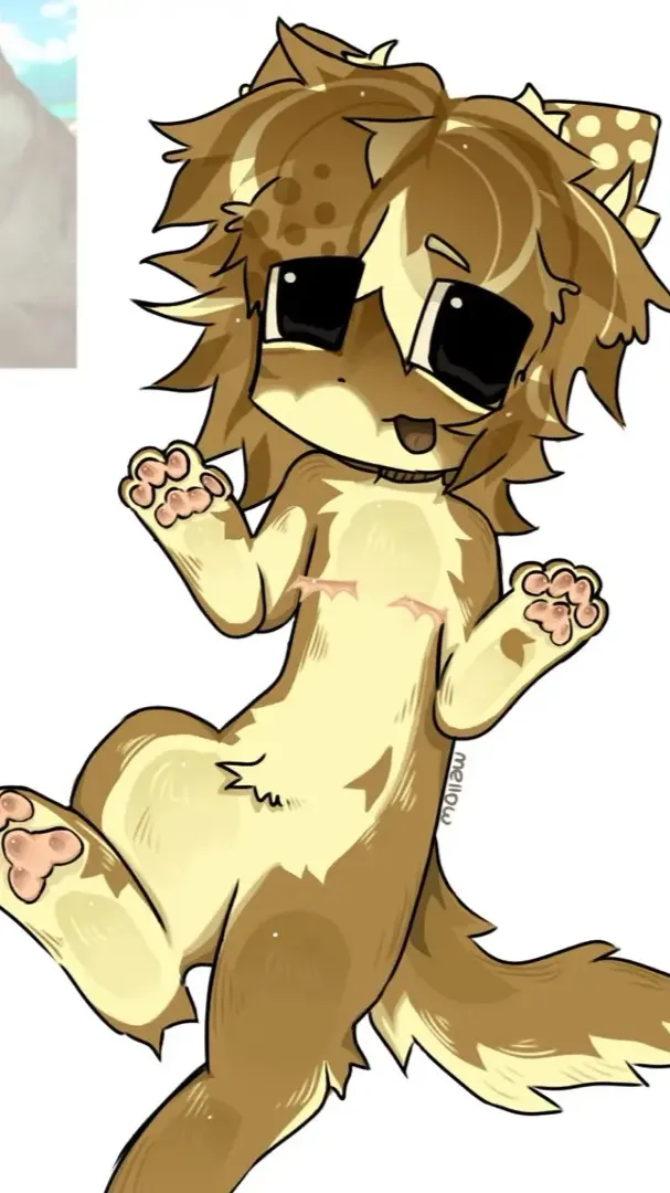 ai character: Corny dog! background
