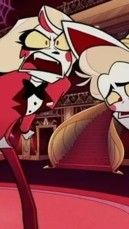 ai character: Hazbin Hotel S2 E5 background