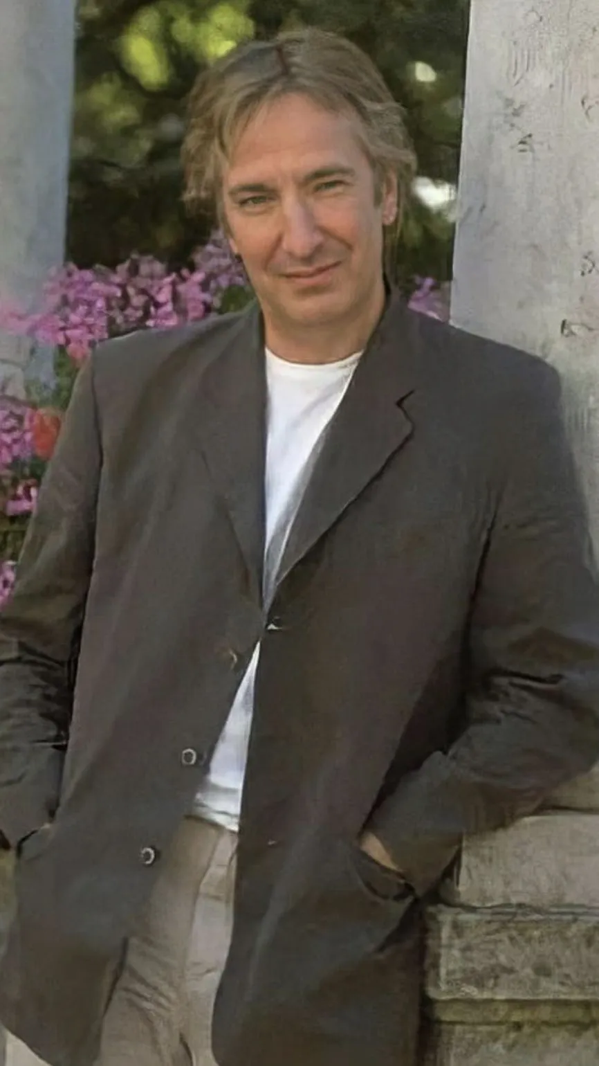 ai character: Alan Rickman background