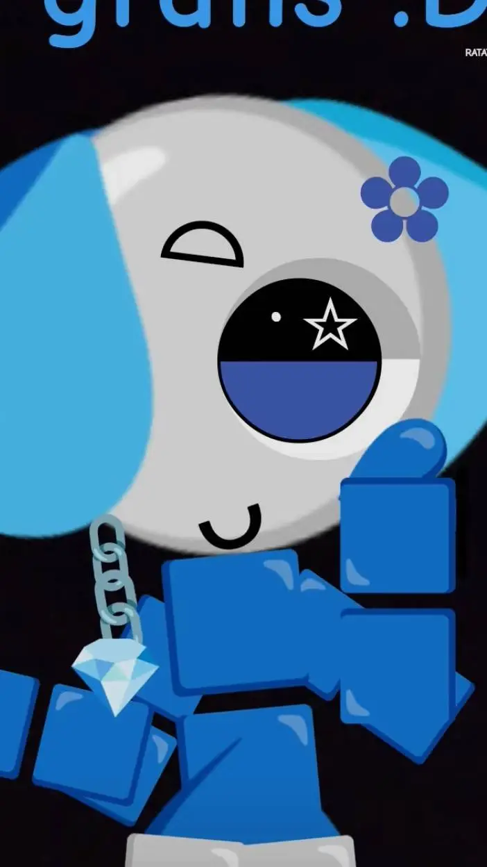 ai character: snowy background