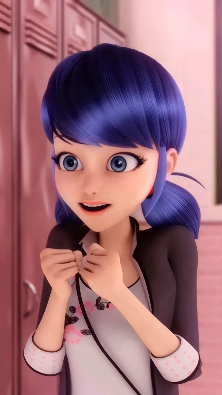 ai character: Marinette  background