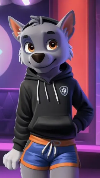 ai character: Rocky background