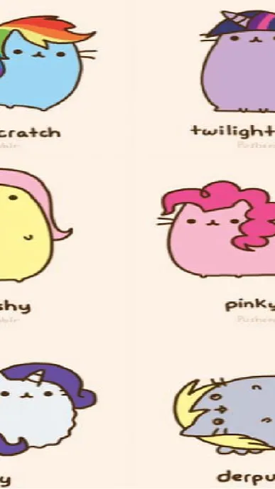 ai character: Pusheen background