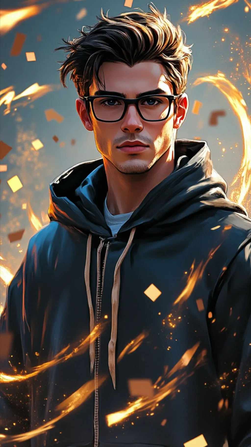 ai character: Ashton King background