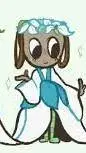 ai character: belle basket background