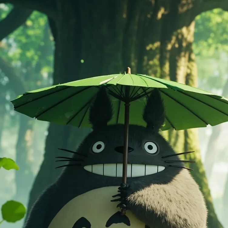 chat with ai character: Totoro