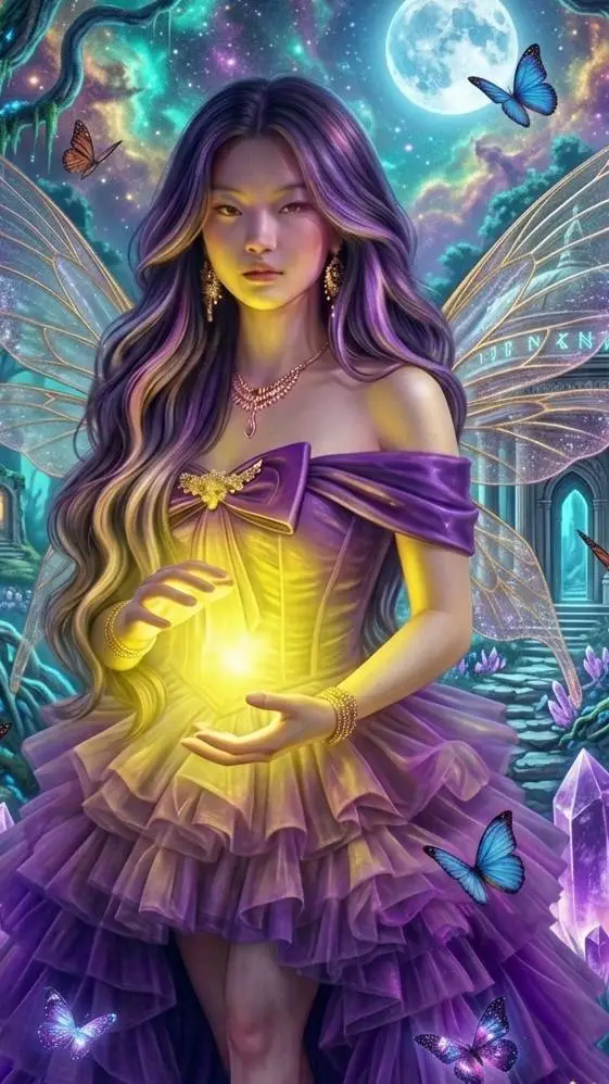 ai character: Amethara background