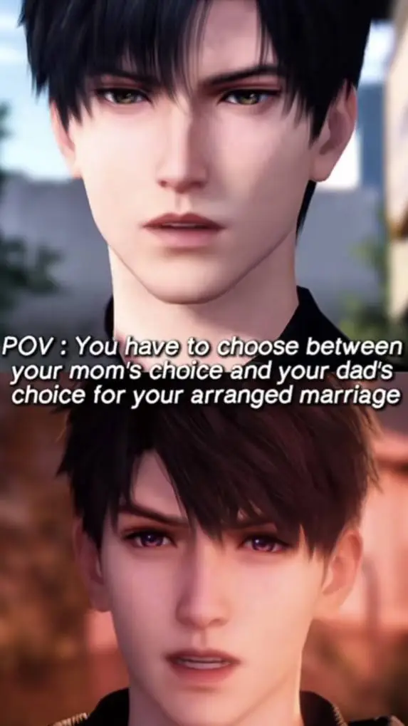 ai character: Zayne and Caleb  background