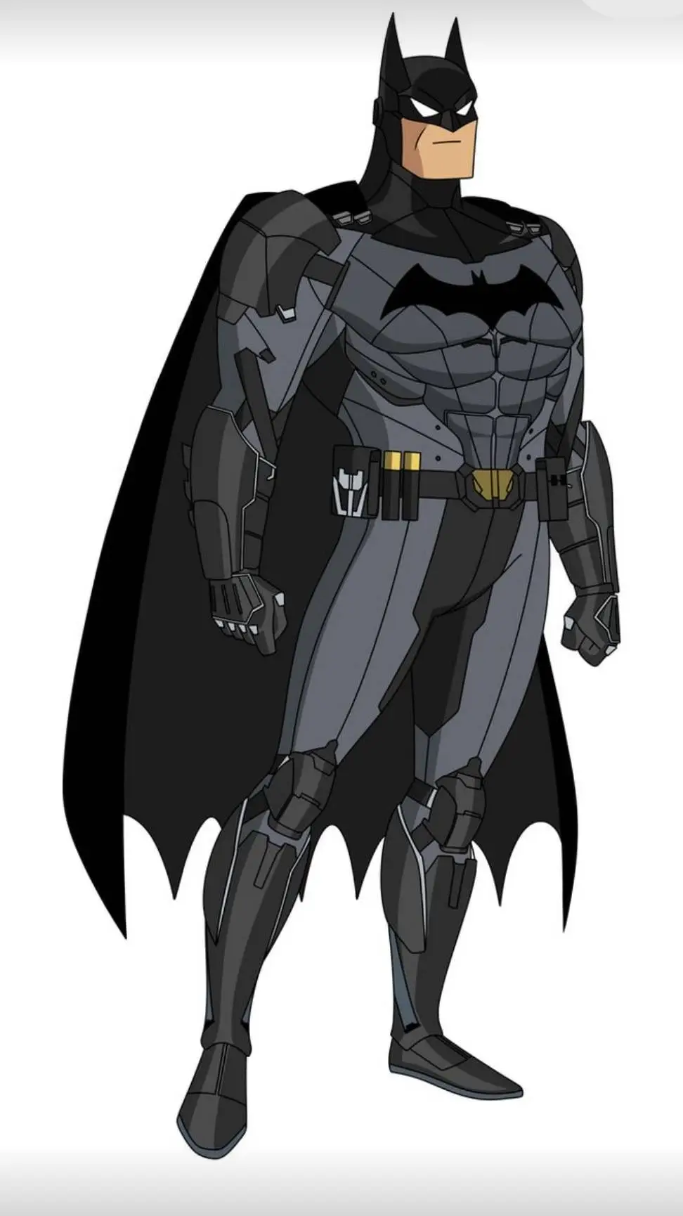 ai character: Arkham Batman  background