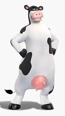 ai character: otis the cow background