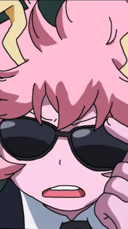 ai character: Mina ashido  background