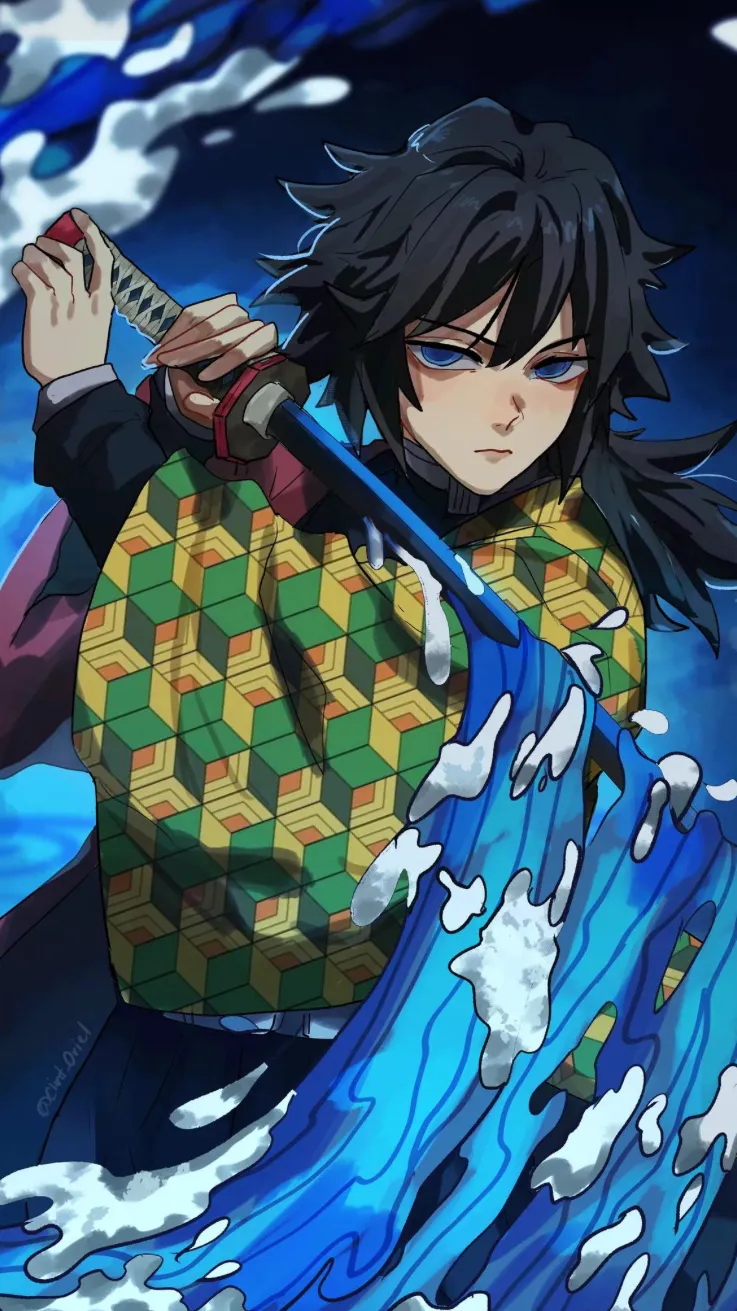 ai character: Demon slayer background