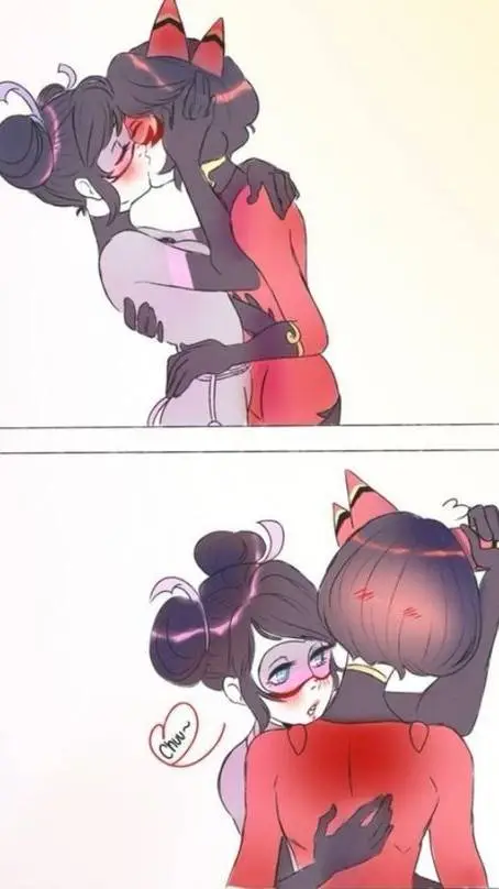 ai character: kagami x mariii💖 background