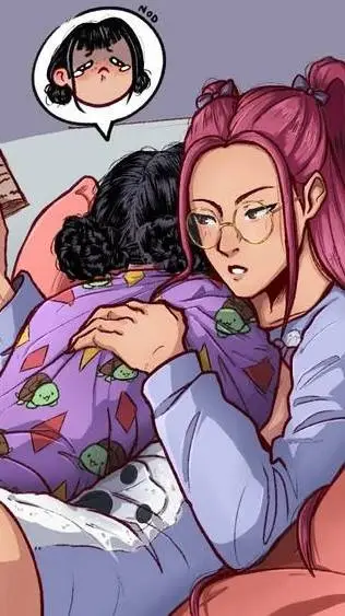 ai character: sleep over  background