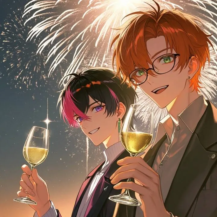 chat with ai character: Happy new year eve