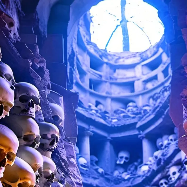 chat with ai character: The catacombs 
