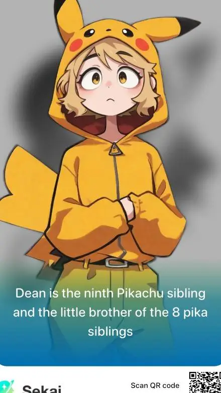 ai character: Dean  background