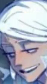 ai character: Silver background