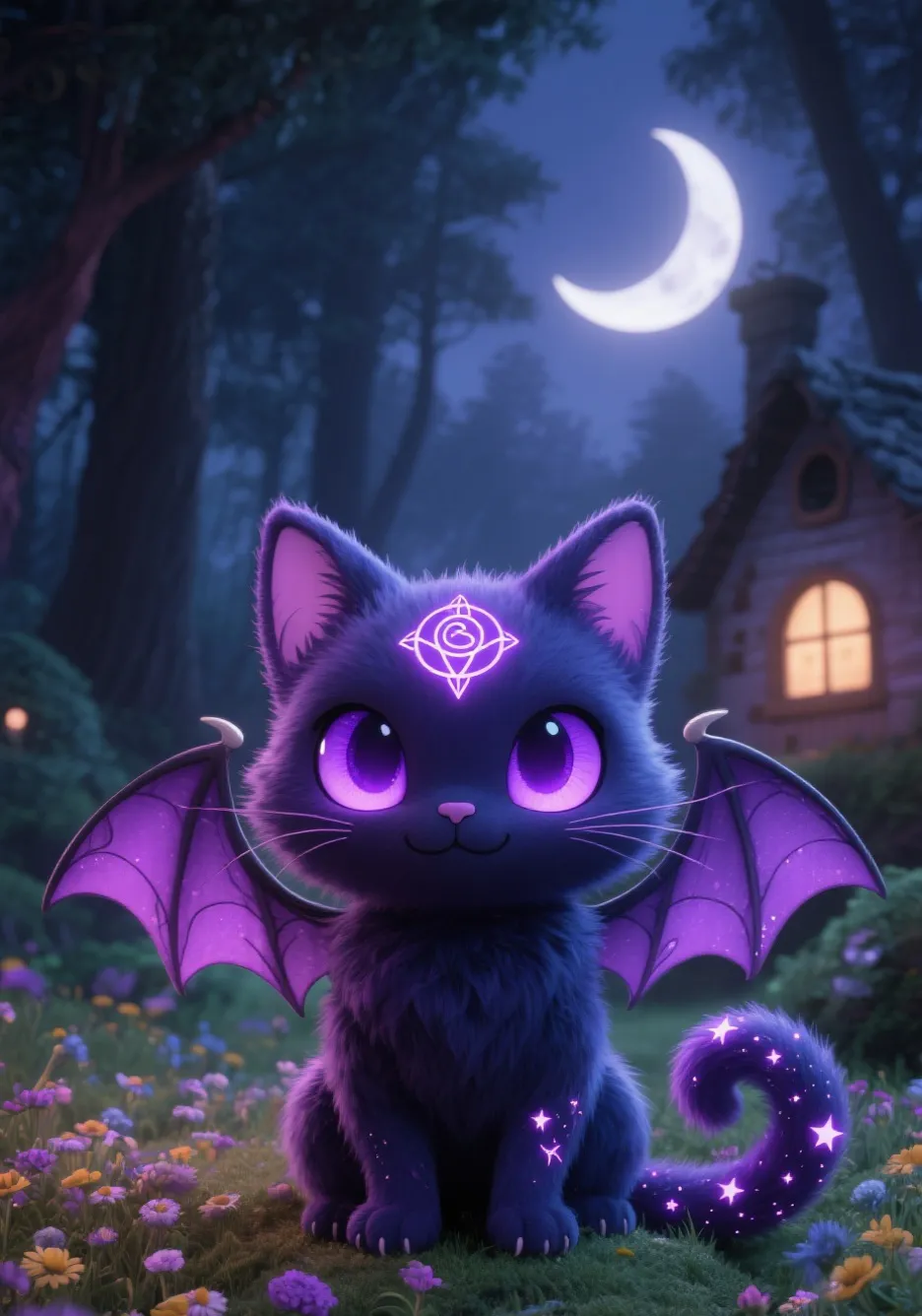 chat with ai character: Rune BatCat