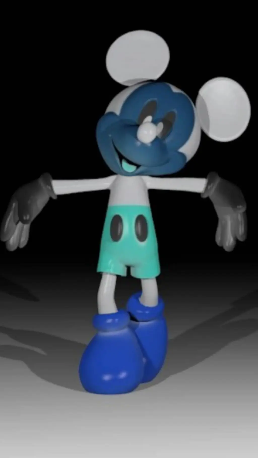 ai character: PN Mickey Mouse background