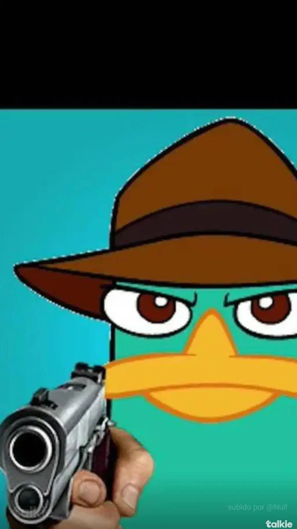 ai character: Perry the platypus background
