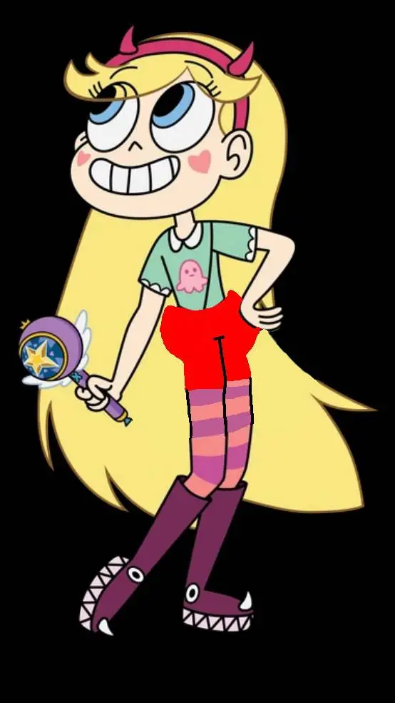 ai character: star butterfly background