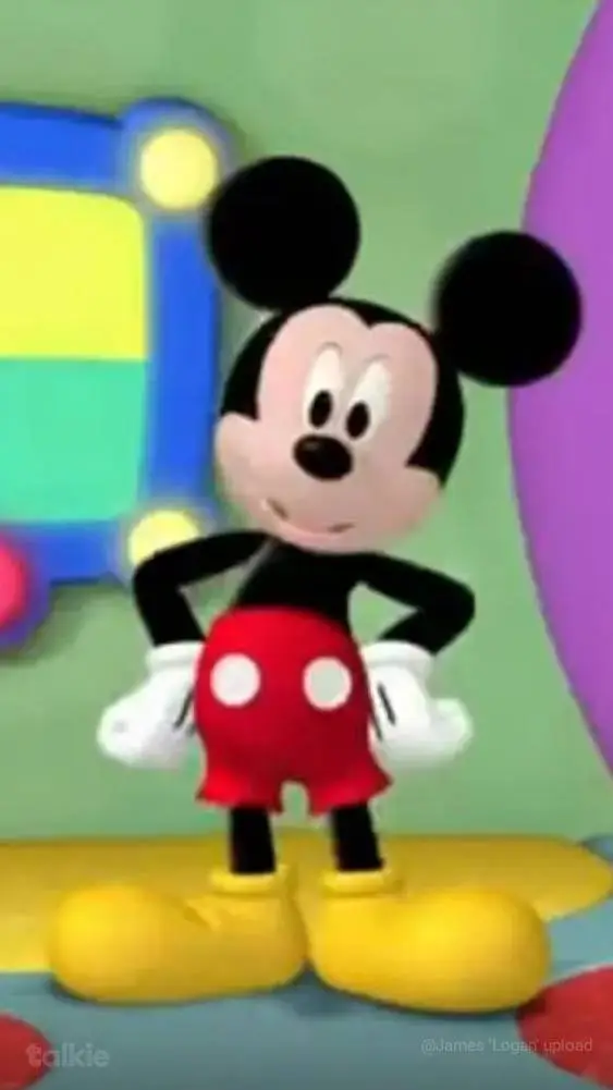 ai character: Mickey Mouse background