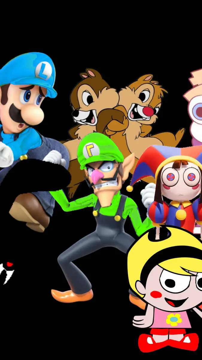 ai character: Luigi and others 3 background