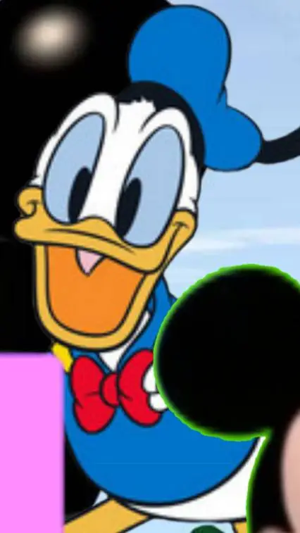 ai character: Donald Duck background