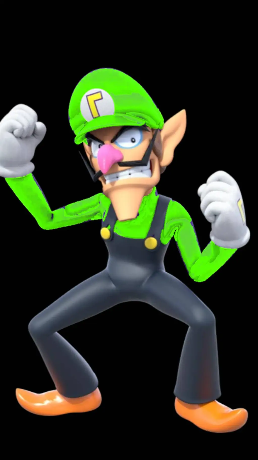 ai character: Waluigi background