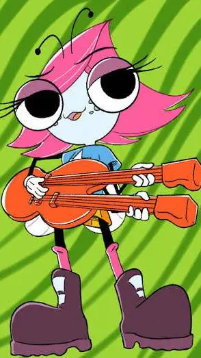 ai character: Maggie pesky background