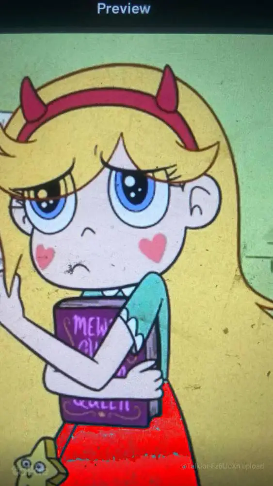 ai character: star butterfly background